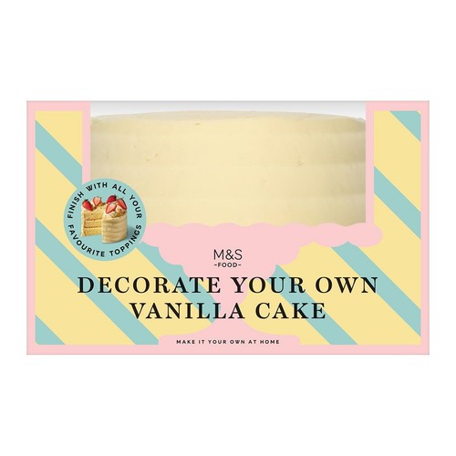 M&S Decorate Your Own Vanilla Cake thumbnail 2