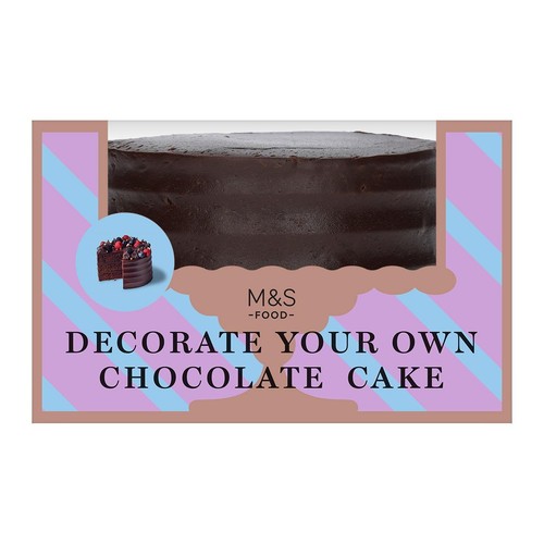 M&S Decorate Your Own Chocolate Cake