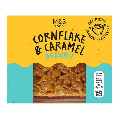 M&S Cornflake & Caramel Brownie thumbnail 2