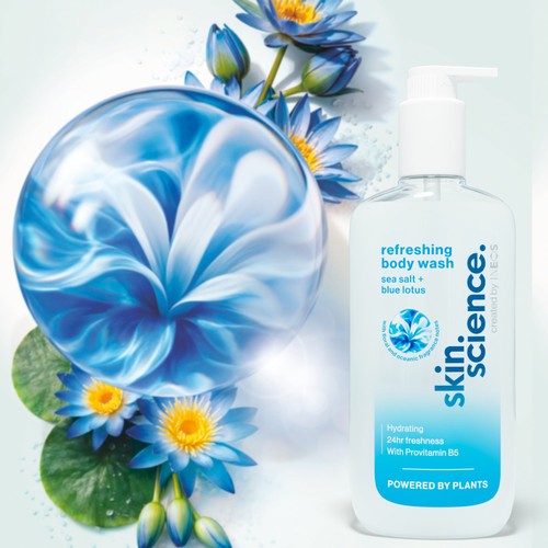 INEOS Skin Science Sea Salt & Blue Lotus Body Wash thumbnail 2