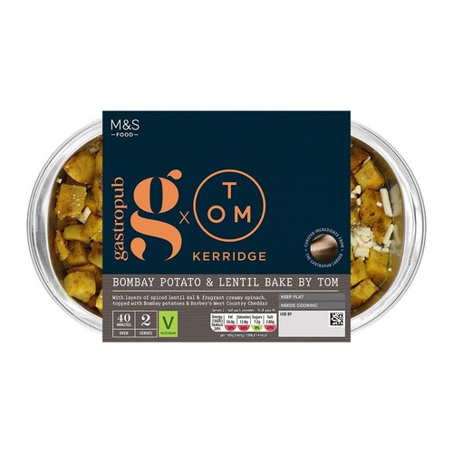 M&S Gastropub Bombay Potato & Lentil Bake by Tom Serves 2 thumbnail 2