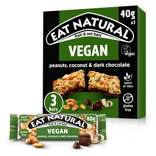Eat Natural Vegan, Peanuts, Coconut & Dark Chocolate thumbnail 2