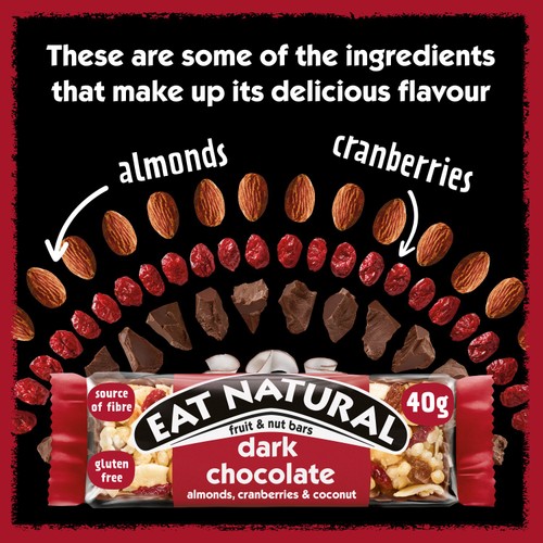 Eat Natural Cranberry, Almond & Dark Chocolate Bars thumbnail 4