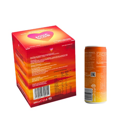 AQUA GLOW Mango Passion Collagen Drink thumbnail 2