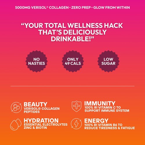 AQUA GLOW Mango Passion Collagen Drink thumbnail 3