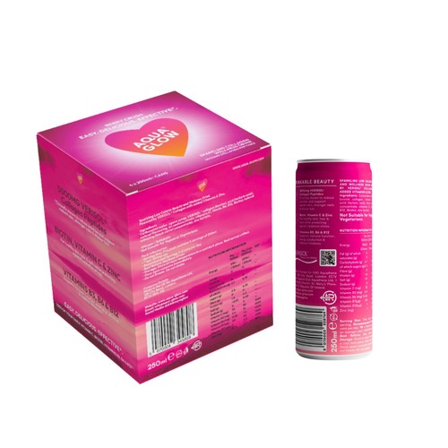 AQUA GLOW Berry Crush Collagen Drink thumbnail 2