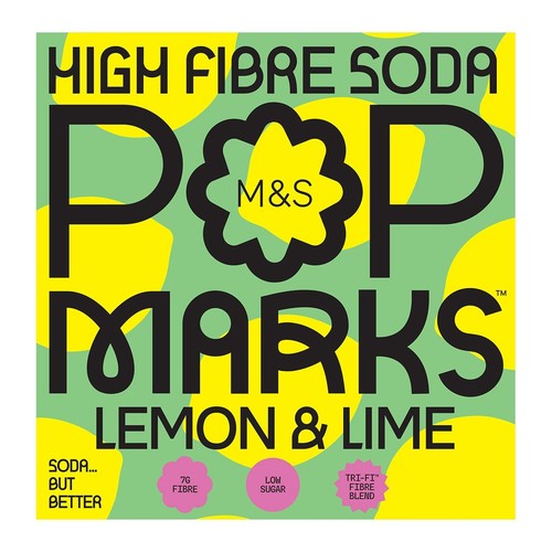 M&S Pop Marks Lemon & Lime Soda thumbnail 2