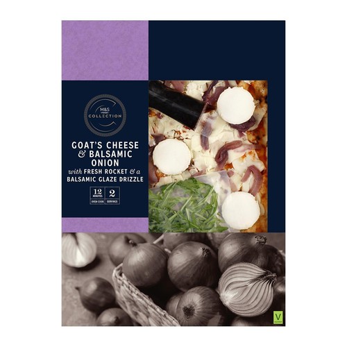 M&S Collection Goat's Cheese & Balsamic Onion Pizza