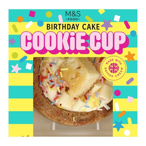 M&S Birthday Cake Cookie Cup