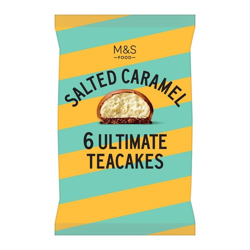 M&S 6 Ultimate Salted Caramel Teacakes