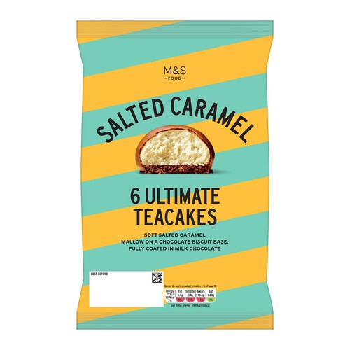 M&S 6 Ultimate Salted Caramel Teacakes thumbnail 2
