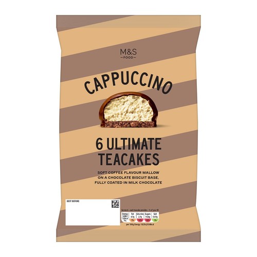M&S 6 Ultimate Cappuccino Teacakes thumbnail 2