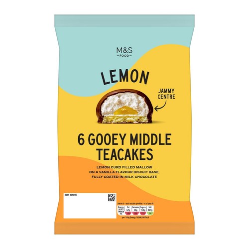 M&S 6 Ultimate Lemon Teacakes thumbnail 2