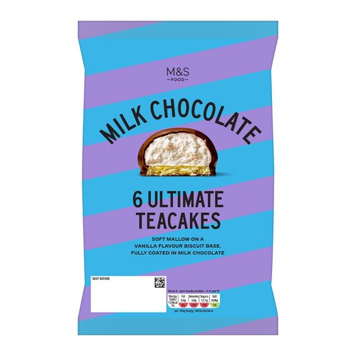 M&S 6 Ultimate Milk Chocolate Teacakes thumbnail 2