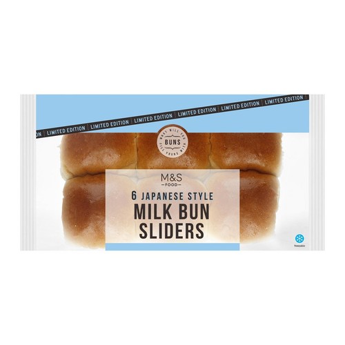 M&S 6 Japanese Style Milk Buns Sliders