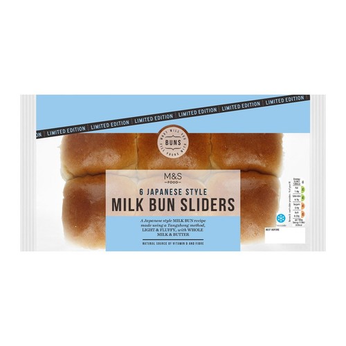 M&S 6 Japanese Style Milk Buns Sliders thumbnail 2
