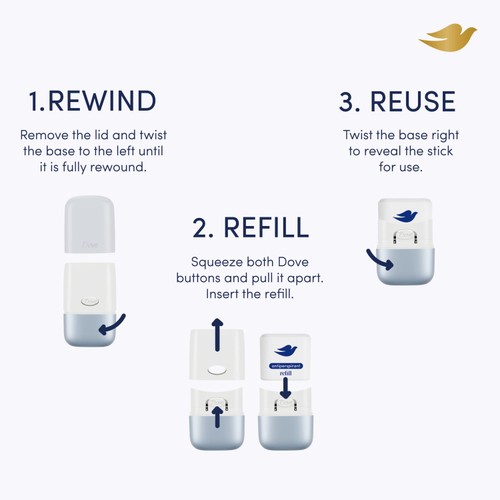 Dove No41 Peony & Pineapple 72h Antiperspirant Deodorant Refillable Kit thumbnail 6