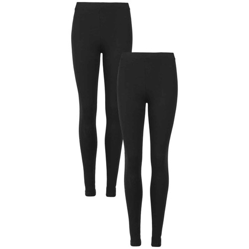 M&S Womens High Waisted Leggings, 16 Short, Black