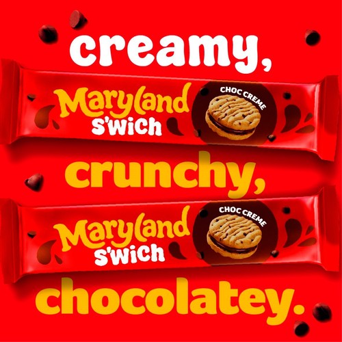 Maryland Cookies S'wich Choc Creme Biscuits thumbnail 2