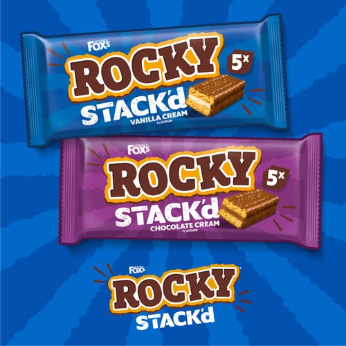 Fox's Biscuits Rocky STACK'd Chocolate Cream Flavour Biscuit Bars thumbnail 4