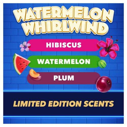 Duck Deep Action Gel Toilet Liquid Cleaner Watermelon Whirlwind thumbnail 5