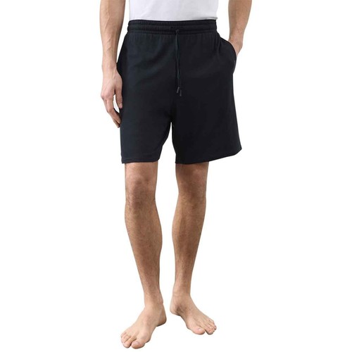 M&S Mens Autograph Cotton Modal Pyjama Shorts, 2XL, Dark Navy thumbnail 2