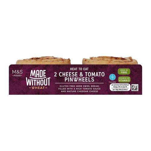 M&S Made Without 2 Cheese & Tomato Pinwheels thumbnail 2