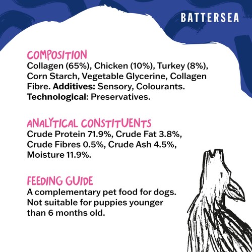 Battersea Turkey & Chicken Collagen Sticks thumbnail 5