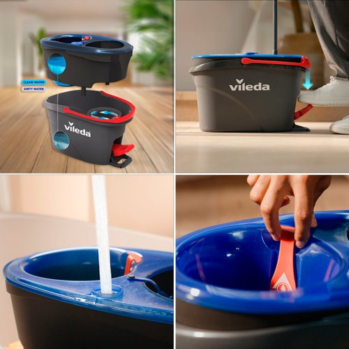 Vileda H2PrO Spin Mop & Bucket System thumbnail 4