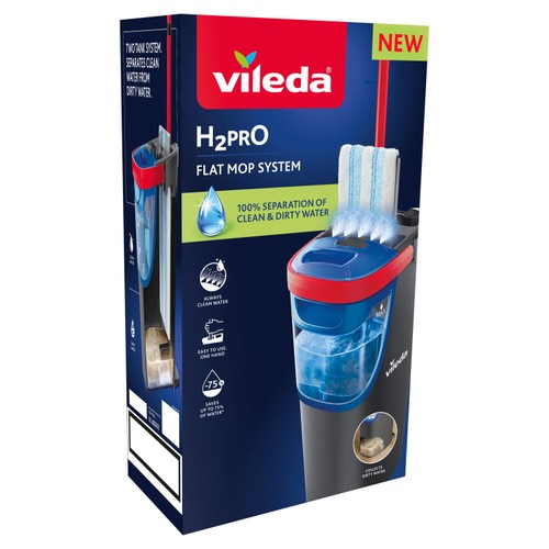 Vileda H2PrO Flat Mop & Bucket System thumbnail 2