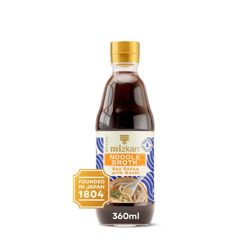 Mizkan Noodle Broth Intense Soy Sauce Tsuyu with Bonito Dashi 360ml thumbnail 2