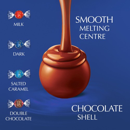 Lindt Lindor Blue Assorted Milk Chocolate Truffles Box thumbnail 3