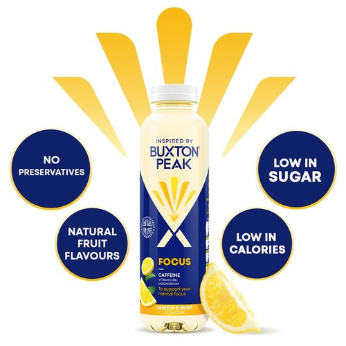 Buxton Peak Focus Lemon & Mint Still Vitamin Water thumbnail 3