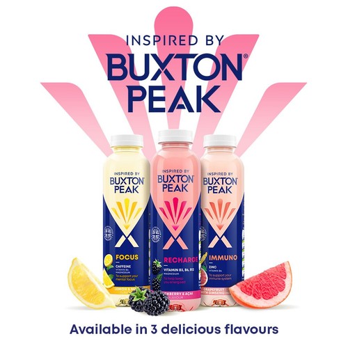 Buxton Peak Focus Lemon & Mint Still Vitamin Water thumbnail 4