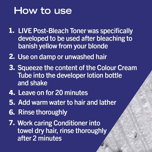 LIVE Blonde Perfector Toner T1 Ice White thumbnail 4
