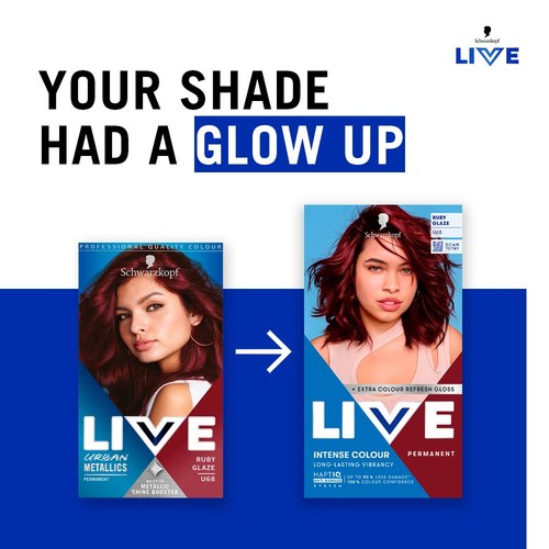 LIVE Intense Colour U68 Ruby Glaze thumbnail 2