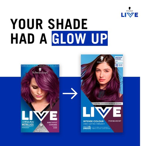 LIVE Intense Colour U69 Amethyst Chrome thumbnail 2