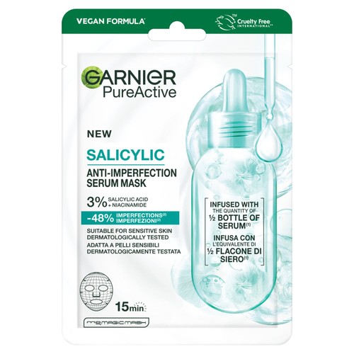 Garnier Pure Active Salicylic Face Sheet Tissue Mask