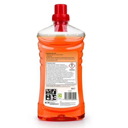Elbow Grease Wood Floor Cleaner Concentrate Orange  thumbnail 5