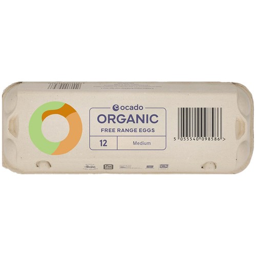 Ocado Organic 12 Medium Eggs thumbnail 2