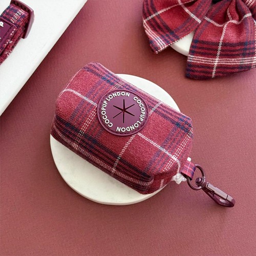Cocopup Mulberry Plaid Poop Bag Holder & Dispenser thumbnail 2