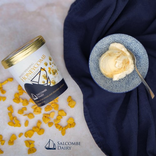 Salcombe Dairy Honeycomb Ice Cream thumbnail 5