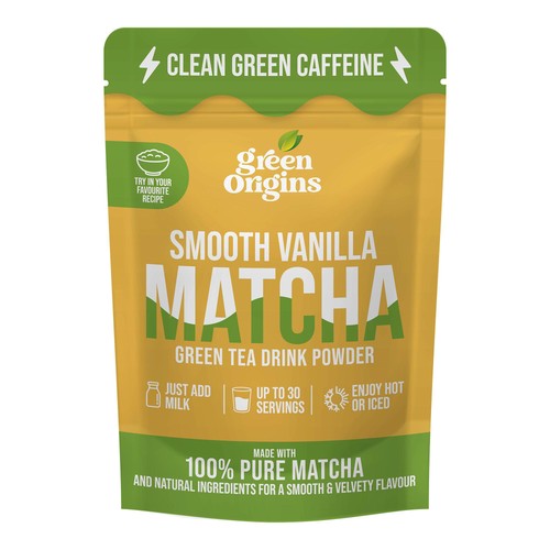 Green Origins Smooth Vanilla Matcha Green Tea Drink Powder thumbnail 2