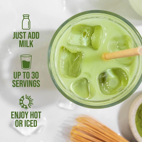 Green Origins Smooth Vanilla Matcha Green Tea Drink Powder thumbnail 5