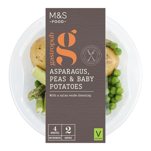 M&S Gastropub Asparagus, Peas & Potatoes
