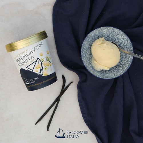 Salcombe Dairy Madagascan Vanilla Ice Cream thumbnail 4