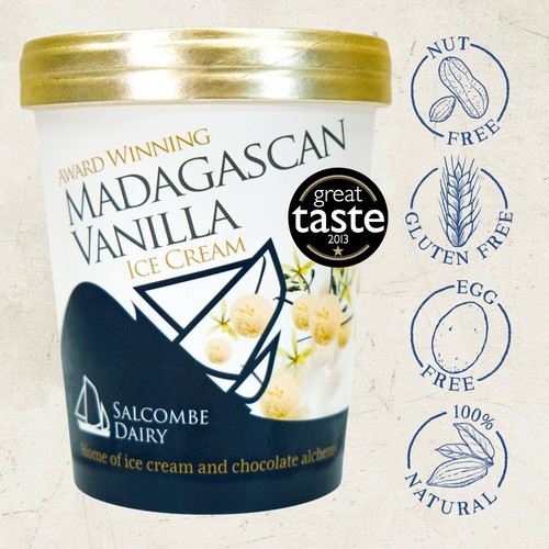 Salcombe Dairy Madagascan Vanilla Ice Cream thumbnail 5