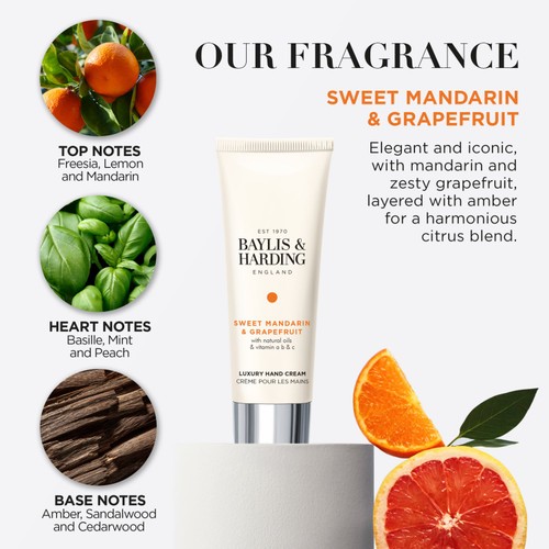 Baylis & Harding Sweet Mandarin & Grapefruit Hand Cream thumbnail 3