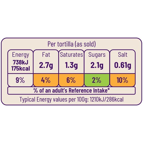 Ocado Wholemeal Tortilla Wraps thumbnail 3