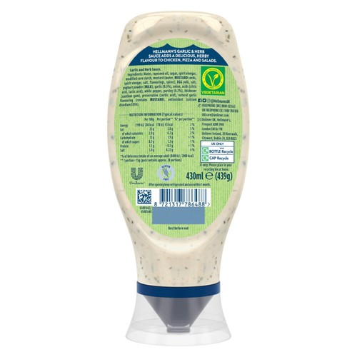 Hellmann's Garlic & Herb Sauce thumbnail 5